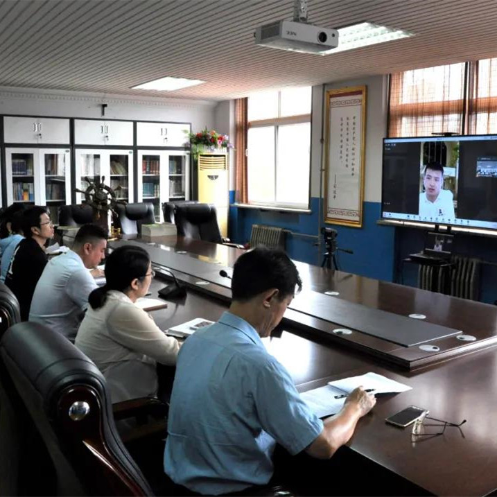 350vip浦京集团与美国哈町大学开展教育学本硕联合培养项目网络视频会议