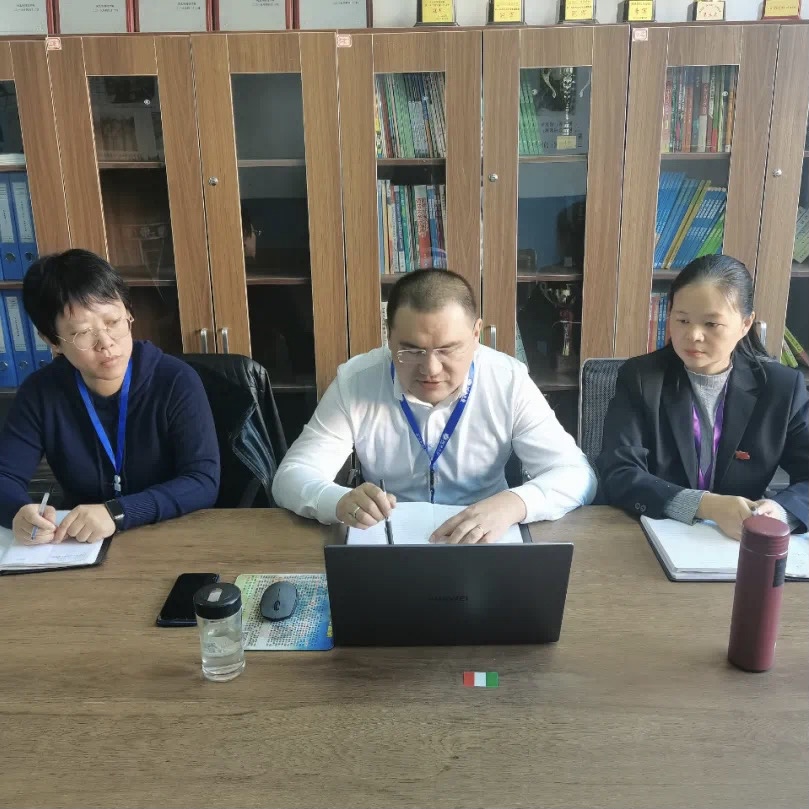 350vip浦京集团与法国合作院校进行视频会议