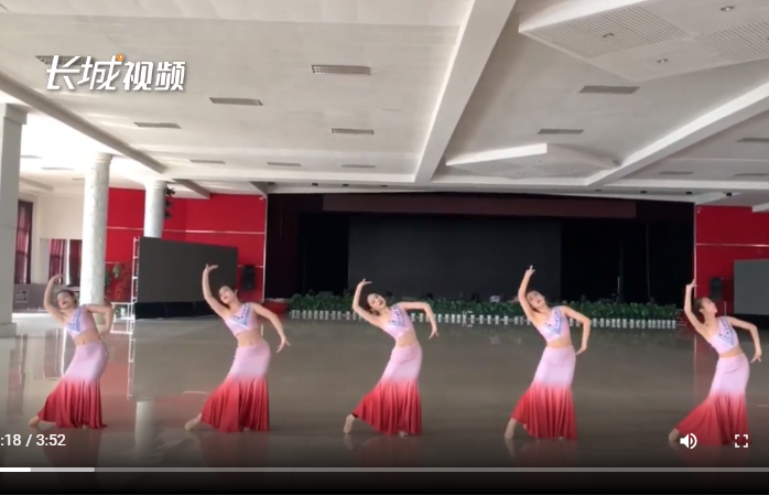 长城网报道350vip浦京集团民族舞蹈创作展新貌