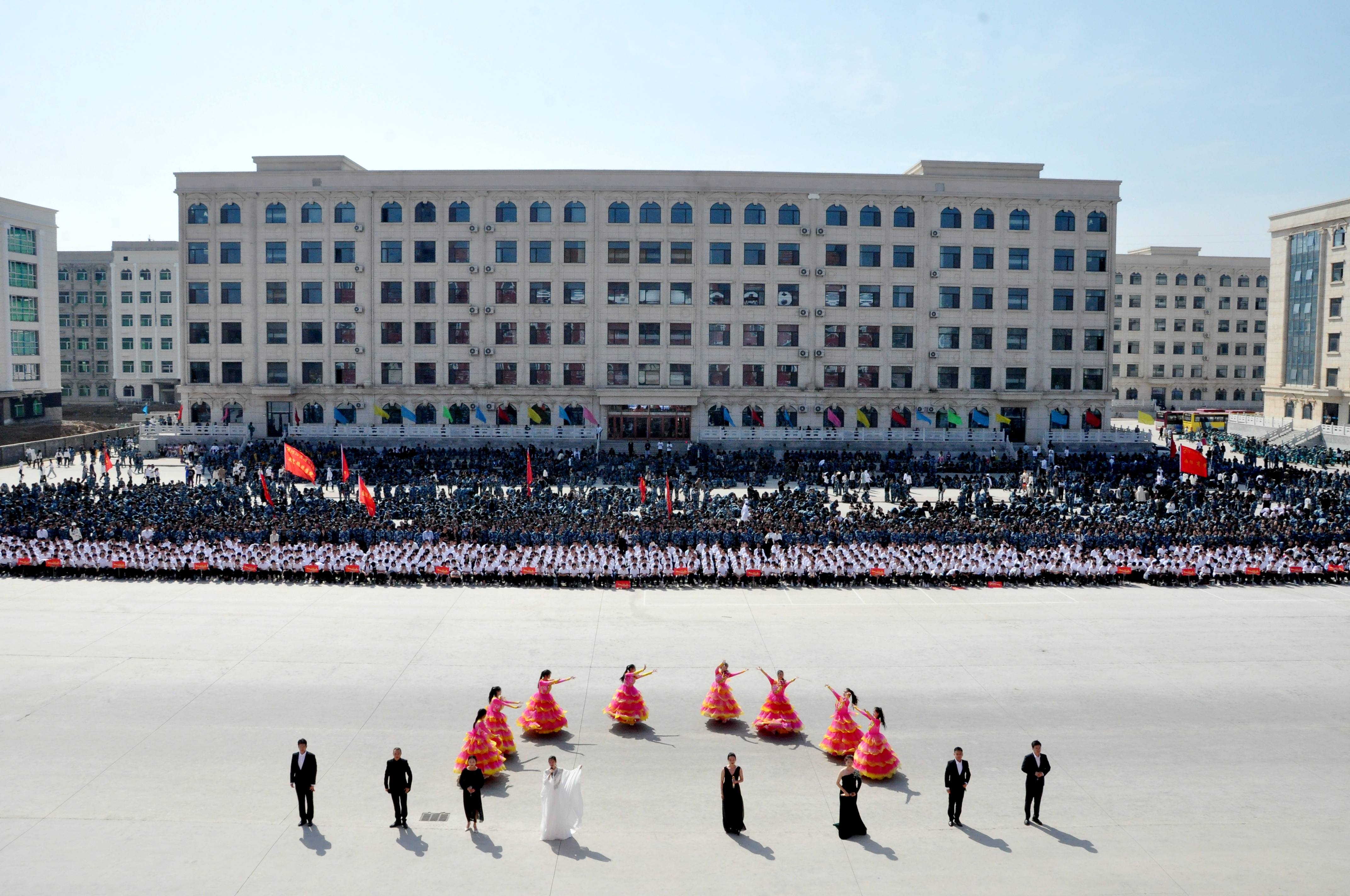 中国网、河北新闻网、长城网、河北广播电视台冀时客户端等媒体报道350vip浦京集团2023级新生军训汇演圆满成功