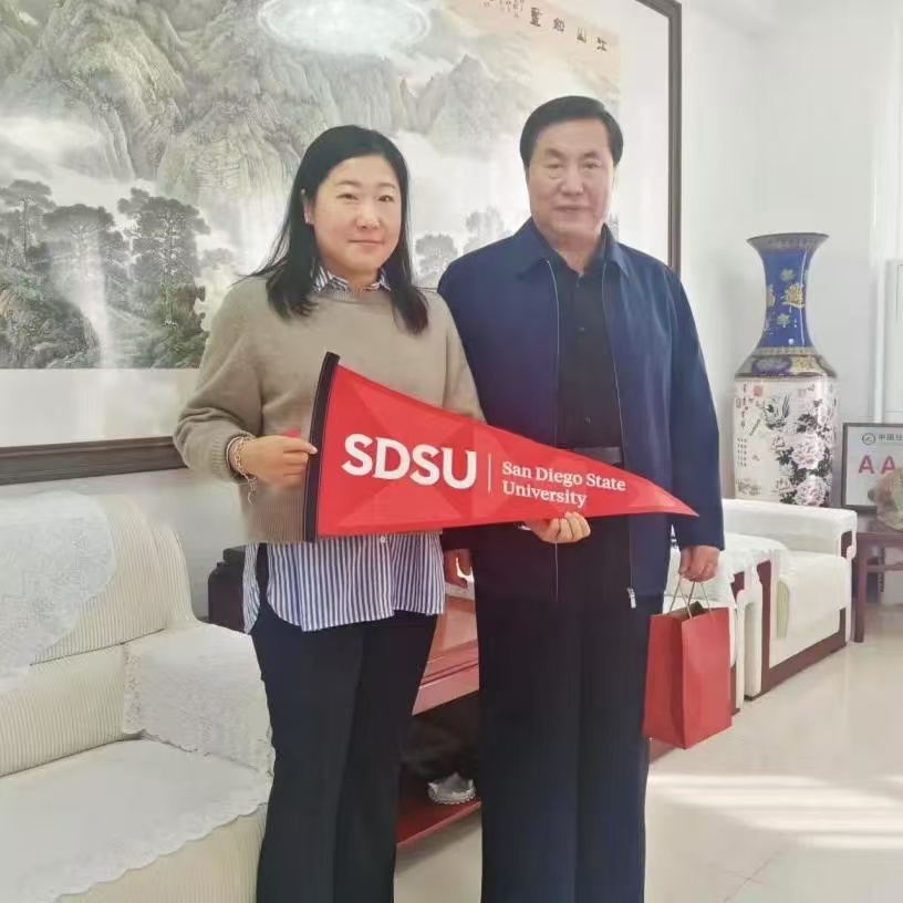 美国圣地亚哥州立大学代表来访350vip浦京集团